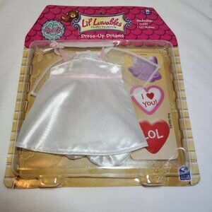Lil Luvables Fluffy Factory Bride Outfit Fantasy Dress Up Spin Master NEW